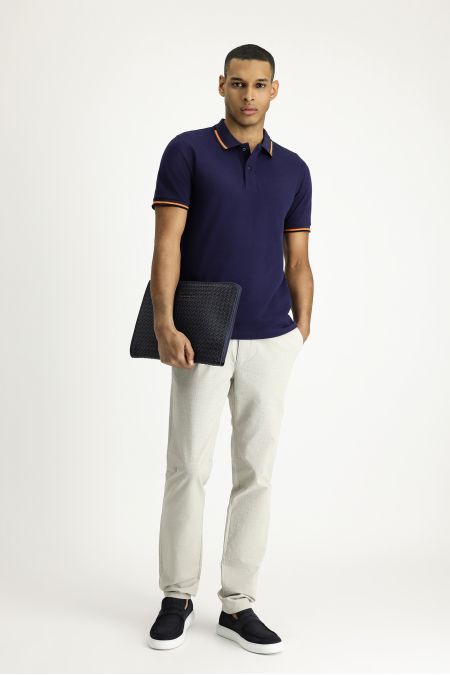 Polo Neck Slim Fit T-Shirt