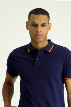 Polo Neck Slim Fit T-Shirt