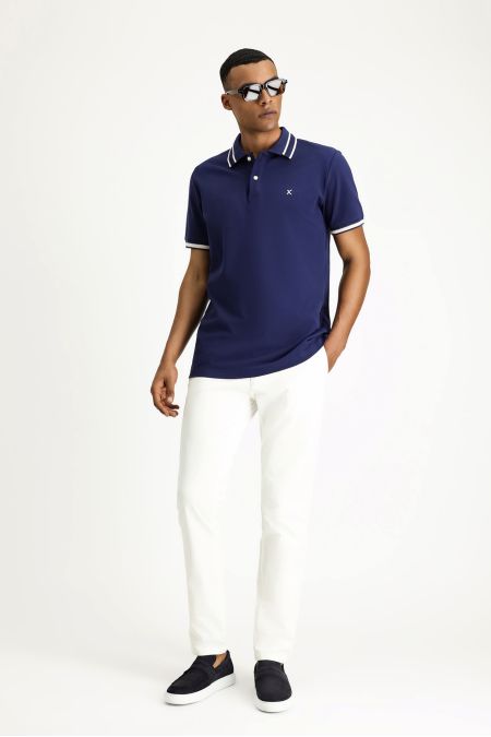 Polo Neck Slim Fit T-Shirt