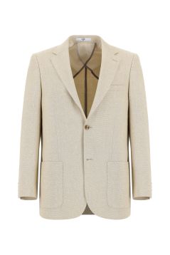 Regular Fit Patterned Blazer Jacket