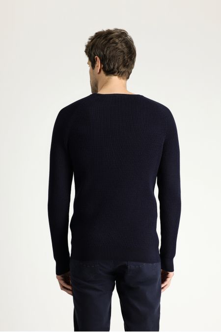 Pullover mit Rundhalsausschnitt, Slim Fit