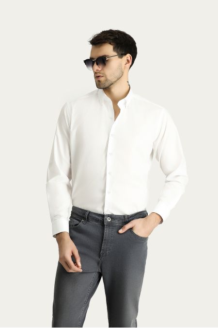 Long Sleeve Slim Fit Non Iron Cotton Shirt