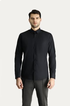 Long Sleeve Slim Fit Non Iron Cotton Shirt