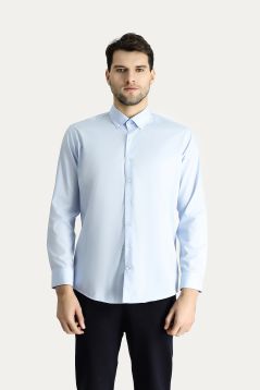 Long Sleeve Slim Fit Non Iron Cotton Shirt