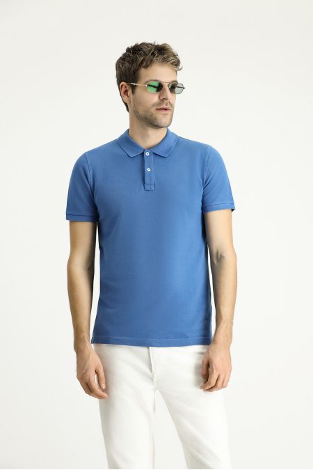 Polo Neck Slim Fit T-Shirt