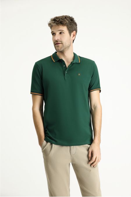 Polo Neck Slim Fit T-Shirt