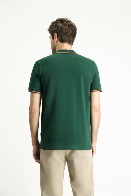 Polo Neck Slim Fit T-Shirt