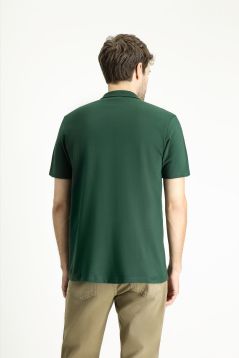 T-Shirt mit Polokragen, Regular Fit