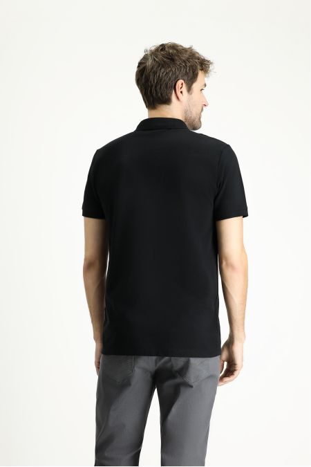 Polo Neck Slim Fit T-Shirt