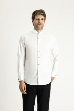 Long Sleeve Solid Color Classic Shirt