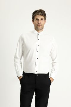 Long Sleeve Solid Color Classic Shirt