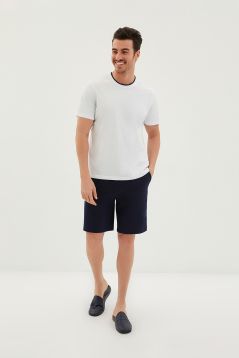 Short Sleeve Crew Neck Jersey Pyjamas