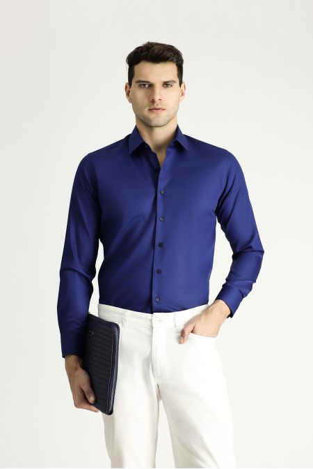 Long Sleeve Non Iron Slim Fit Shirt