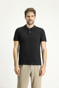 Polo Neck Slim Fit T-Shirt