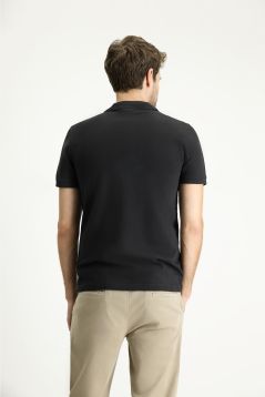 Polo Neck Slim Fit T-Shirt