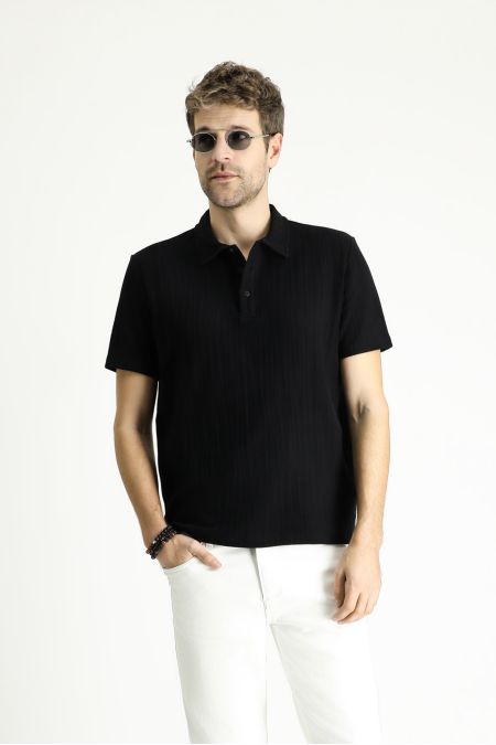 Polo Neck Regular Fit T-Shirt