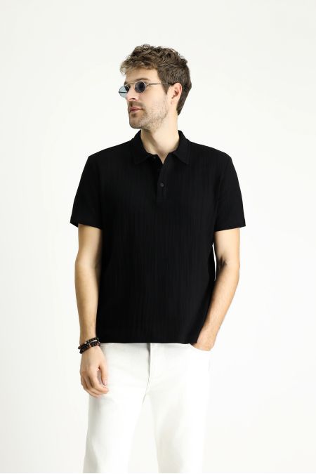 Polo Neck Regular Fit T-Shirt