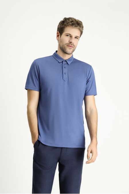 Polo Neck Regular Fit T-Shirt