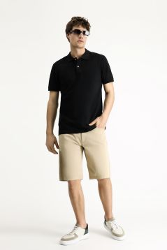 Polo Neck Slim Fit T-Shirt