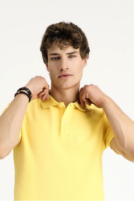 Polo Neck Slim Fit T-Shirt