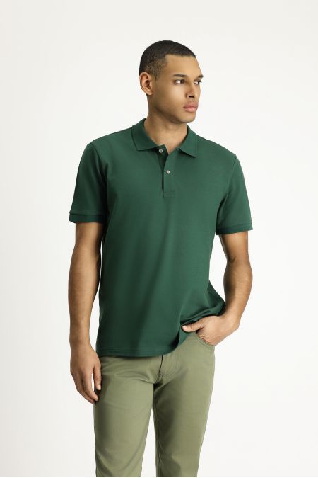 Polo Neck Slim Fit T-Shirt