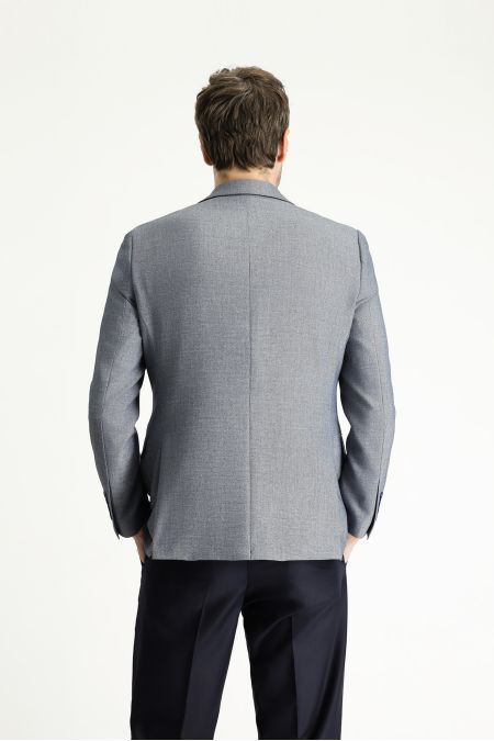 Slim Fit Patterned Classic Blazer