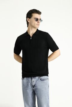 Polo Neck Regular Fit T-Shirt