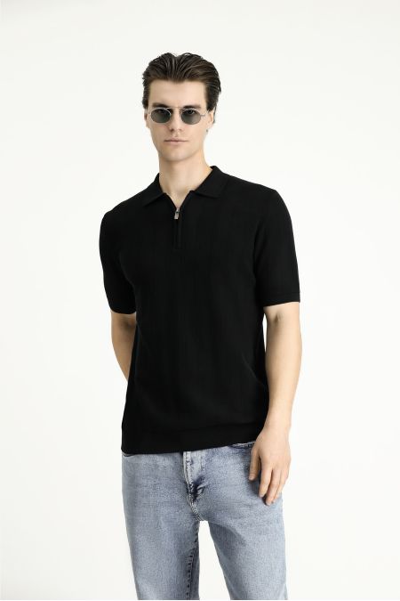 Polo Neck Regular Fit T-Shirt