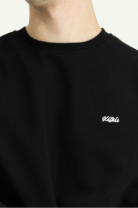 Crew Neck Printed Sweatshirt