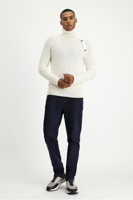 Rollkragenpullover, Slim Fit