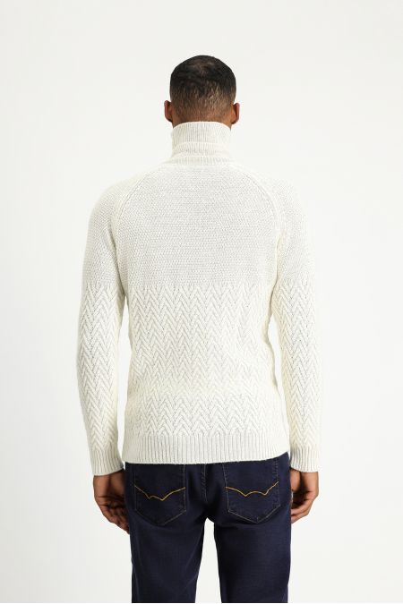 Rollkragenpullover, Slim Fit