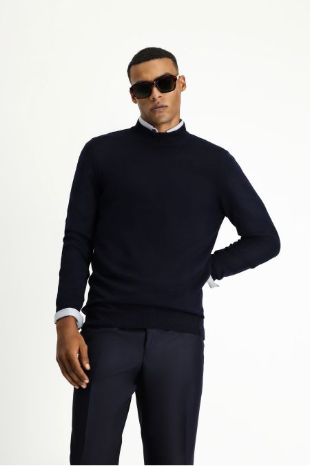 Mock-Turtleneck Regular Fit Jumper