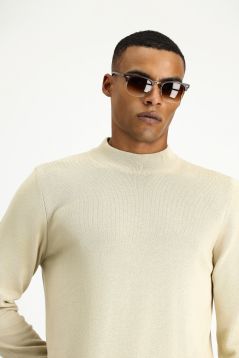 Mock-Turtleneck Regular Fit Jumper