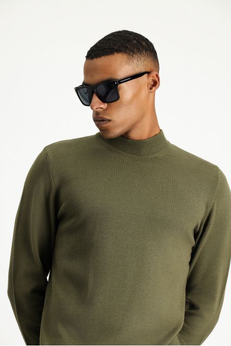 Mock-Turtleneck Regular Fit Jumper