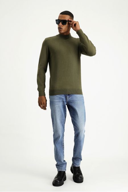 Mock-Turtleneck Regular Fit Jumper