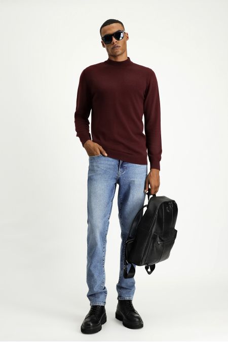 Mock-Turtleneck Regular Fit Jumper