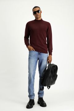 Mock-Turtleneck Regular Fit Jumper