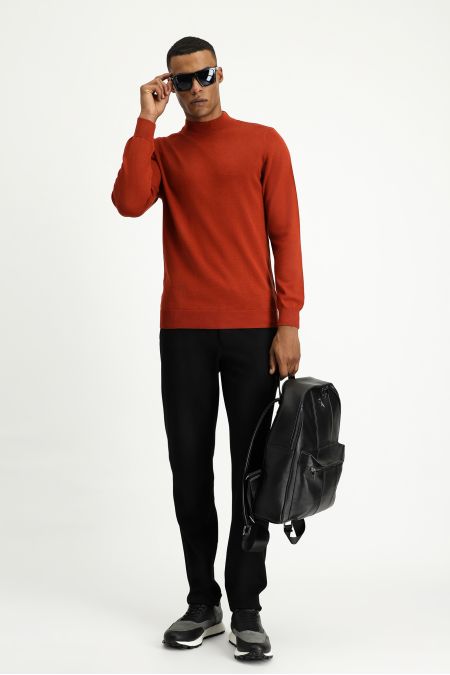 Mock-Turtleneck Regular Fit Jumper