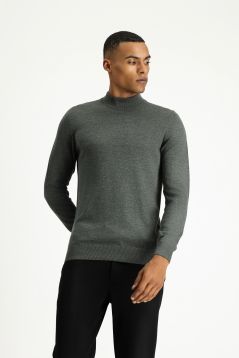 Mock-Turtleneck Regular Fit Jumper