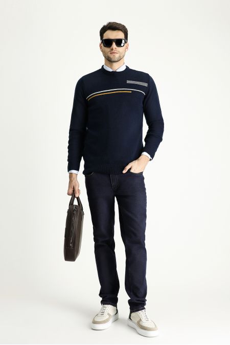 Crew Neck Regular Fit Jumper