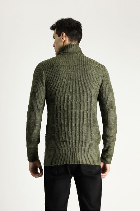 Rollkragenpullover, Slim Fit