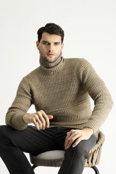 Rollkragenpullover, Slim Fit