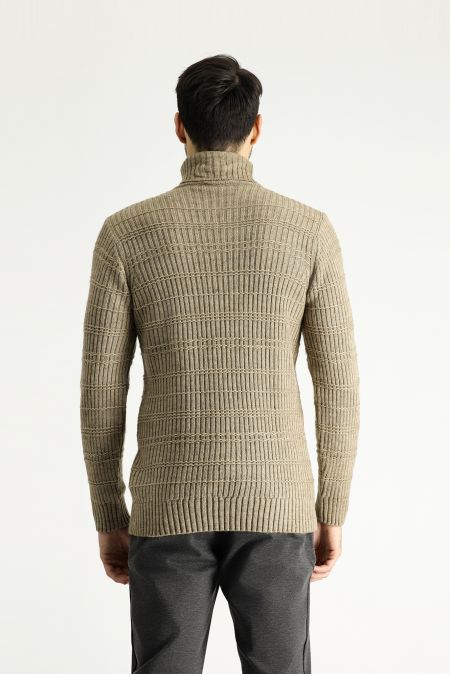 Rollkragenpullover, Slim Fit