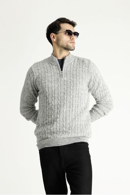 Mock-Turtleneck Regular Fit Sweater / Jumper