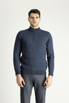 Mock-Turtleneck Regular Fit Sweater / Jumper