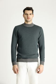 Mock-Turtleneck Slim Fit Jumper