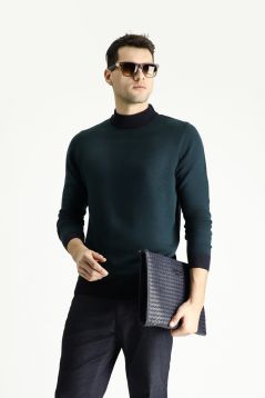 Mock-Turtleneck Slim Fit Jumper