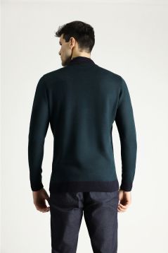 Mock-Turtleneck Slim Fit Jumper