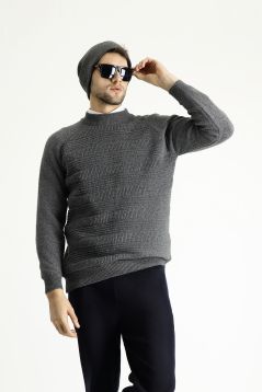 Mock-Turtleneck Slim Fit Jumper