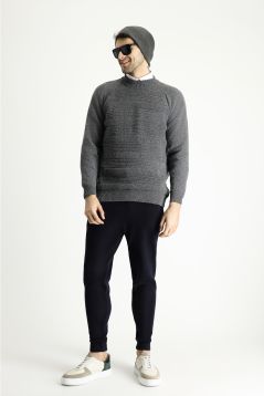 Mock-Turtleneck Slim Fit Jumper